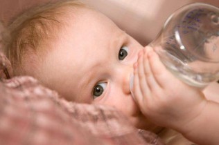 infant drinking