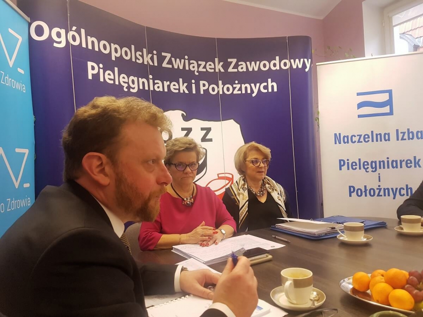 Minister zdrowia Łukasz Szumowski spotkał się z rezydentami