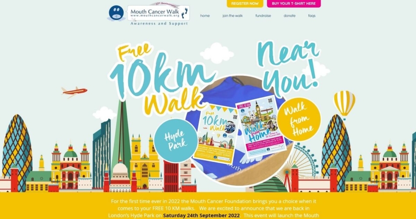 UK: Mouth Cancer 10 KM Awareness Walk już wkrótce