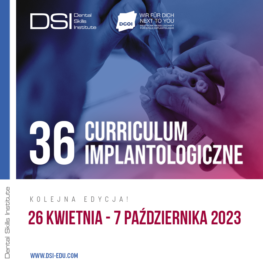 Curriculum Implantologiczne z międzynarodową certyfikacją DGOI