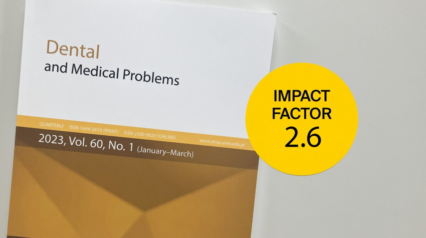 Czasopismo „Dental and Medical Problems” ze wskaźnikiem impact factor