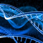 3d tlo medyczne z nici dna na abstrakcyjny wzor