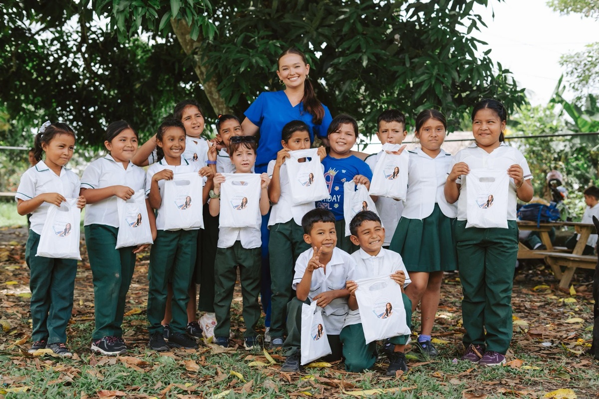Faith Edgar – studentka stomatologii i Miss Belize – wspiera zdrowie jamy ustnej dzieci