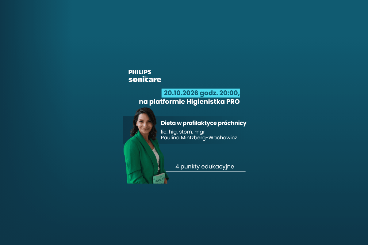Dieta a próchnica – co powinna wiedzieć higienistka? [webinar]