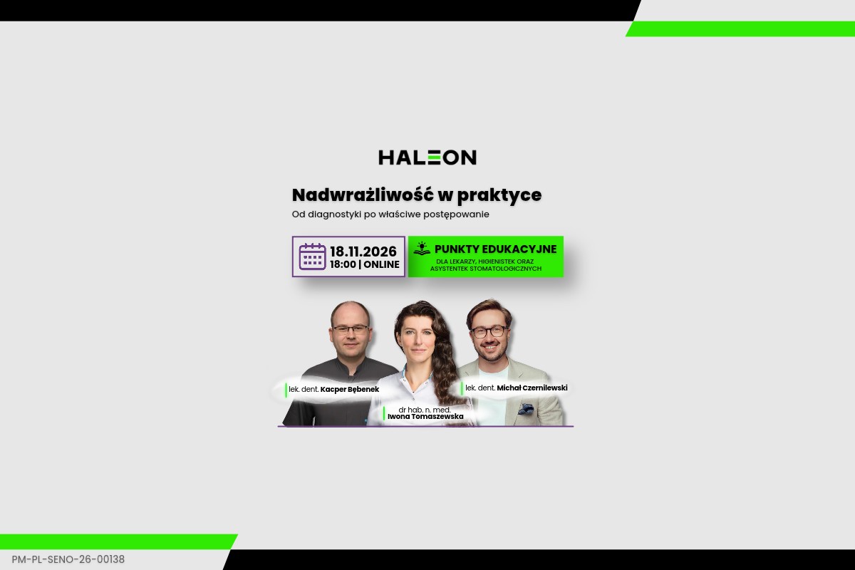 Nadwrażliwość zębów w praktyce zespołu stomatologicznego. Weź udział w konferencji online!